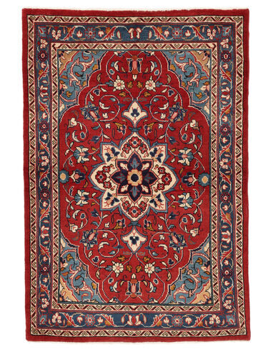 Håndknyttet. Opphav: Persia / Iran Ekte Teppe Sarough 113X168 Mørk Rød/Rust (Ull, Persia/Iran)