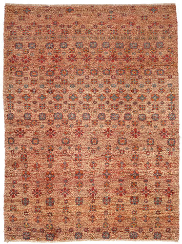 Håndknyttet. Opphav: Afghanistan Moroccan Berber - Afghanistan Teppe 209X281 Ekte Moderne Håndknyttet Rød/Lysbrun (Ull, Afghanistan)