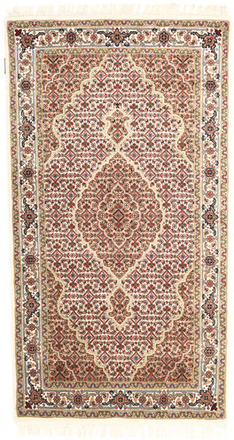 Håndknyttet. Opphav: India Tabriz Royal Teppe 88X162 Hvit/Creme/Lysbrun ( India)