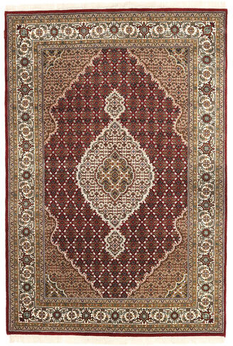 Håndknyttet. Opphav: India Ekte Teppe Tabriz Royal 167X248 Mørk Rød/Mørk Brun ( India)