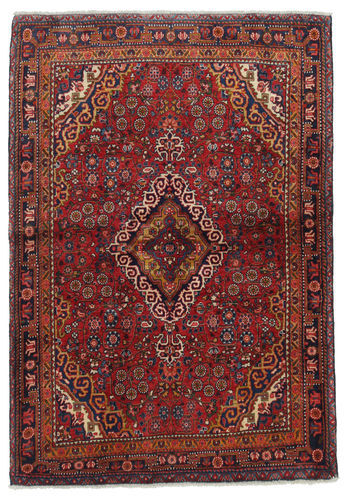 Håndknyttet. Opphav: Persia / Iran Persisk Jozan Teppe 110X160 Mørk Rød/Mørk Brun (Ull, Persia/Iran)