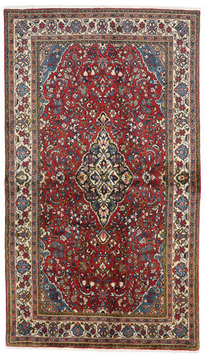 Håndknyttet. Opphav: Persia / Iran Persisk Sarough Teppe 120X210 Mørk Rød/Mørk Brun (Ull, Persia/Iran)