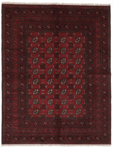 Håndknyttet. Opphav: Afghanistan Afghan Teppe 146X186 Svart (Ull, Afghanistan)