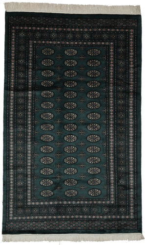 Håndknyttet. Opphav: Pakistan Orientalsk Pakistan Bokhara 3Ply Teppe 154X250 Svart (Ull, Pakistan)