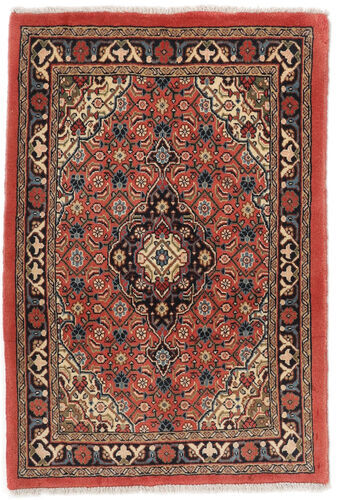 Håndknyttet. Opphav: Persia / Iran 68X96 Orientalsk Sarough Teppe Mørk Brun/Svart (Ull, Persia/Iran)