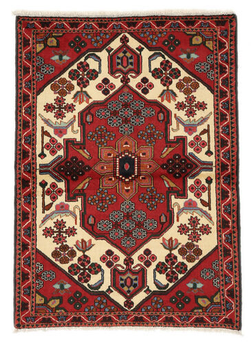 Håndknyttet. Opphav: Persia / Iran Hamadan Teppe 107X148 Svart/Mørk Rød (Ull, Persia/Iran)