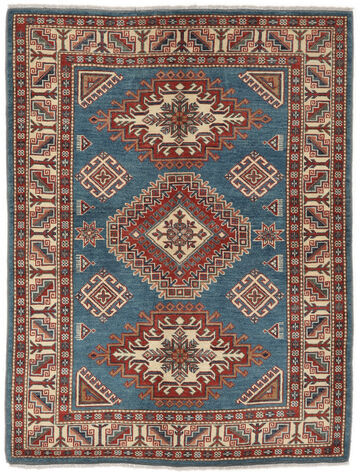 Håndknyttet. Opphav: Afghanistan Orientalsk Kazak Teppe 152X200 Mørk Brun/Svart (Ull, Afghanistan)