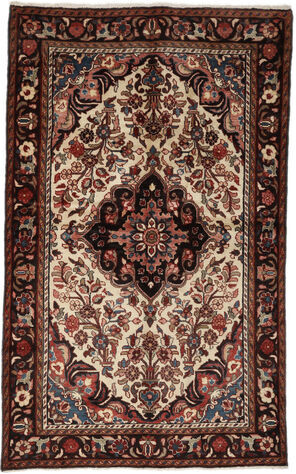 Håndknyttet. Opphav: Persia / Iran Persisk Hamadan Teppe 159X257 Svart/Mørk Brun (Ull, Persia/Iran)