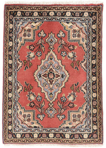 Håndknyttet. Opphav: Persia / Iran Håndknyttet Teppe Sarough 61X83 Mørk Rød/Svart (Ull, Persia/Iran)