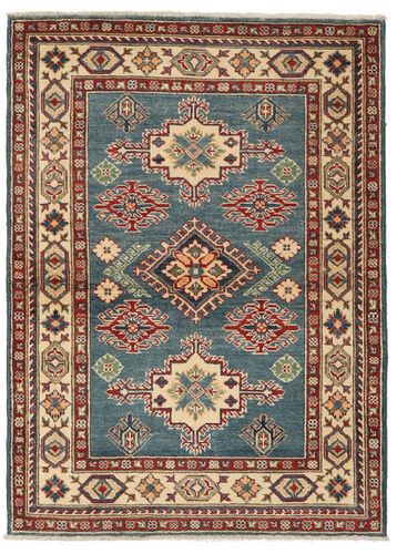 Håndknyttet. Opphav: Afghanistan Håndknyttet Teppe Kazak 105X146 Mørk Brun/Mørk Grå (Ull, Afghanistan)