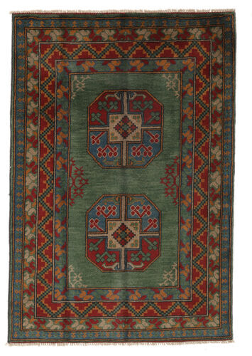 Håndknyttet. Opphav: Afghanistan 101X148 Orientalsk Afghan Teppe Svart/Hvit/Creme (Ull, Afghanistan)