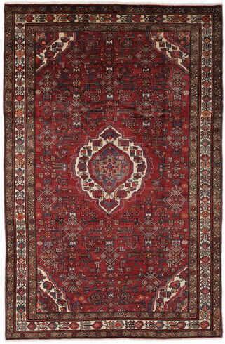 Håndknyttet. Opphav: Persia / Iran Orientalsk Hamadan Teppe 202X310 (Ull, Persia/Iran)