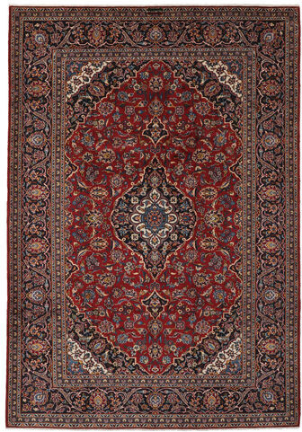 Håndknyttet. Opphav: Persia / Iran Orientalsk Keshan Teppe 207X300 (Ull, Persia/Iran)