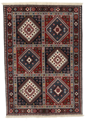 Håndknyttet. Opphav: Persia / Iran Yalameh Teppe 103X147 (Ull, Persia/Iran)