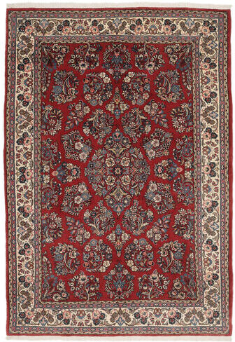 Håndknyttet. Opphav: Persia / Iran Sarough Teppe 152X220 Ekte Orientalsk Håndknyttet (Ull, Persia/Iran)