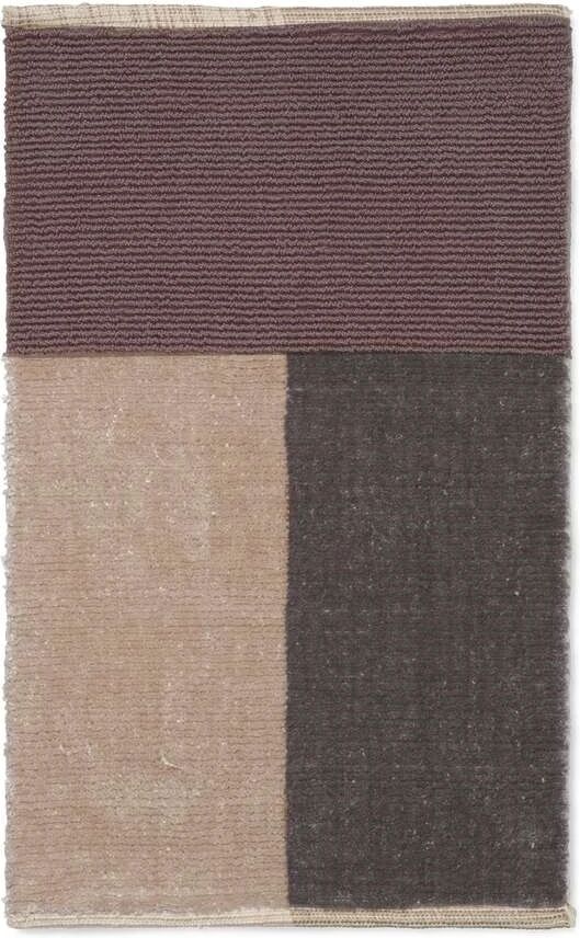 Ferm Living Pile Bathroom Mat Brown - Ferm Living    800 mm+500 mm