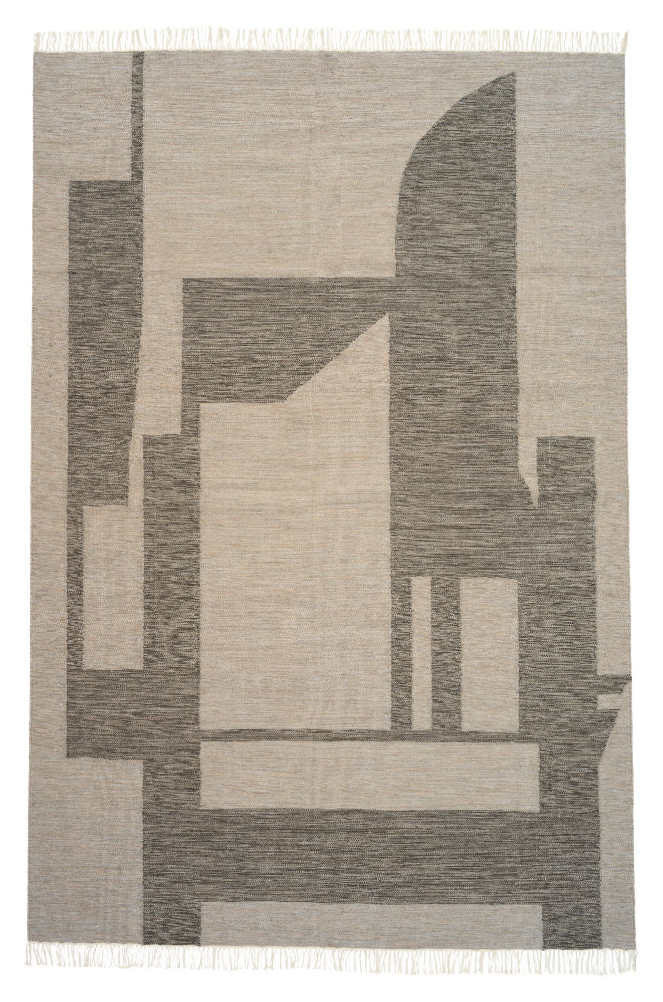 Kristina Dam Studio Contemporary Kelim Beige, 300x200   Unoliving