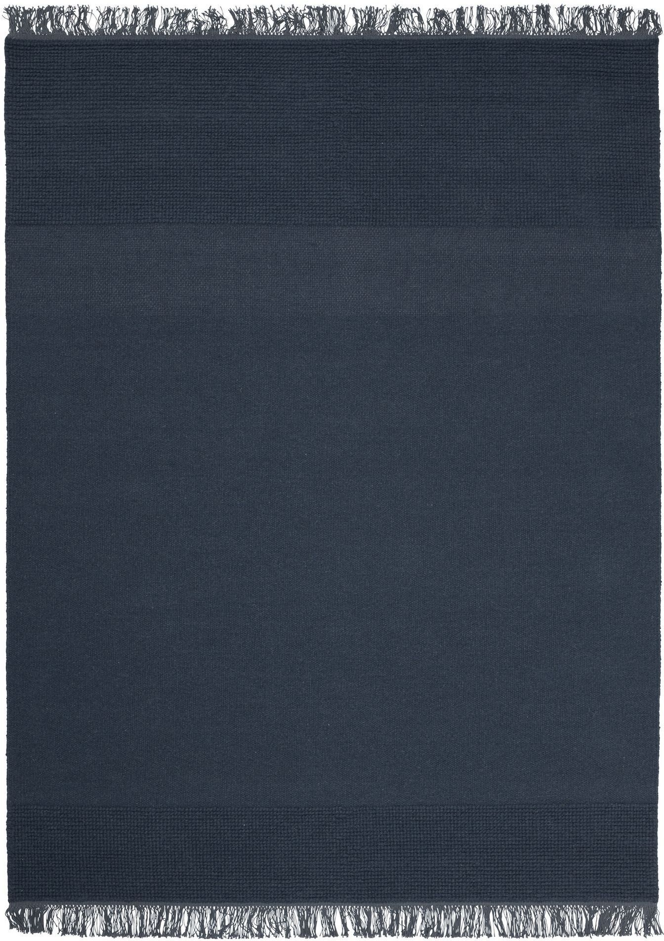 Linie Design Even Ullteppe, navy, 140/200   Unoliving