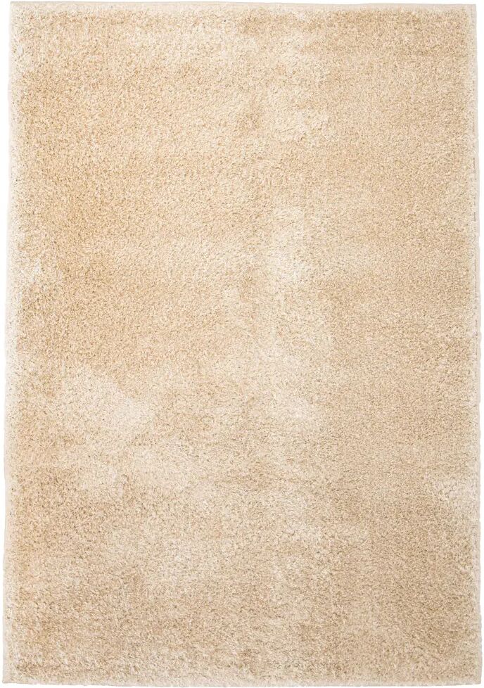 vidaXL Shaggy flossteppe 140x200 cm beige