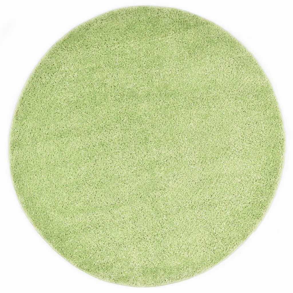 vidaXL Shaggy flossteppe 67 cm grønn