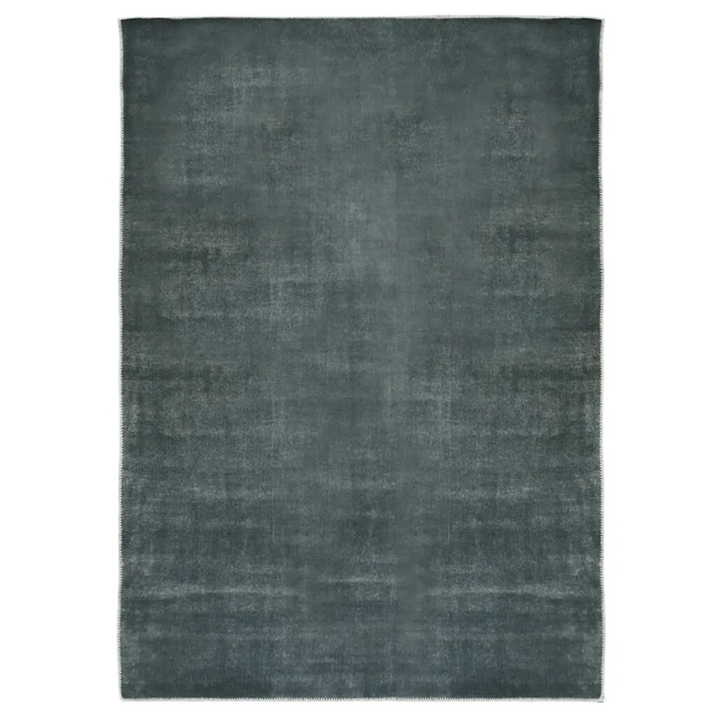 vidaXL Vaskbart og sammenleggbart teppe 200x300 cm grå polyester