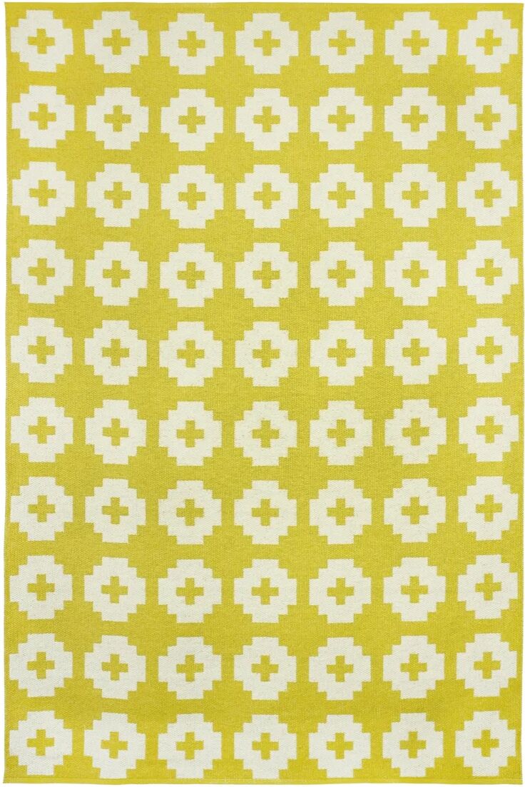 Brita Flower gulvteppe stort sun (gult) 170x250 cm