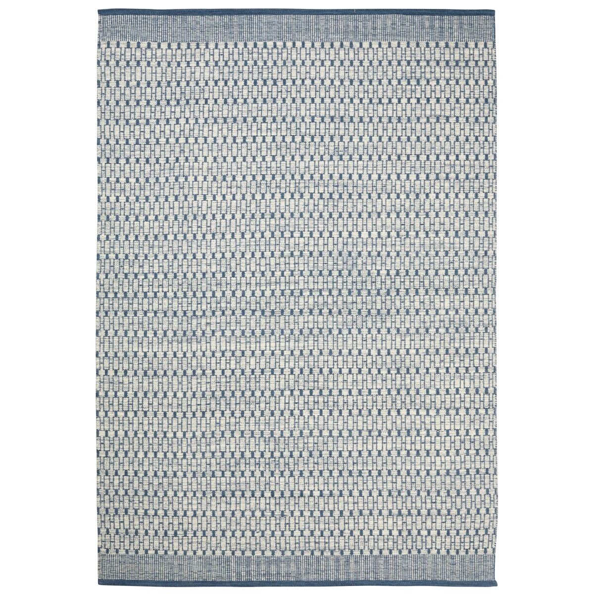 Chhatwal & Jonsson Mahi gulvteppe 200x300 cm Off white-blue