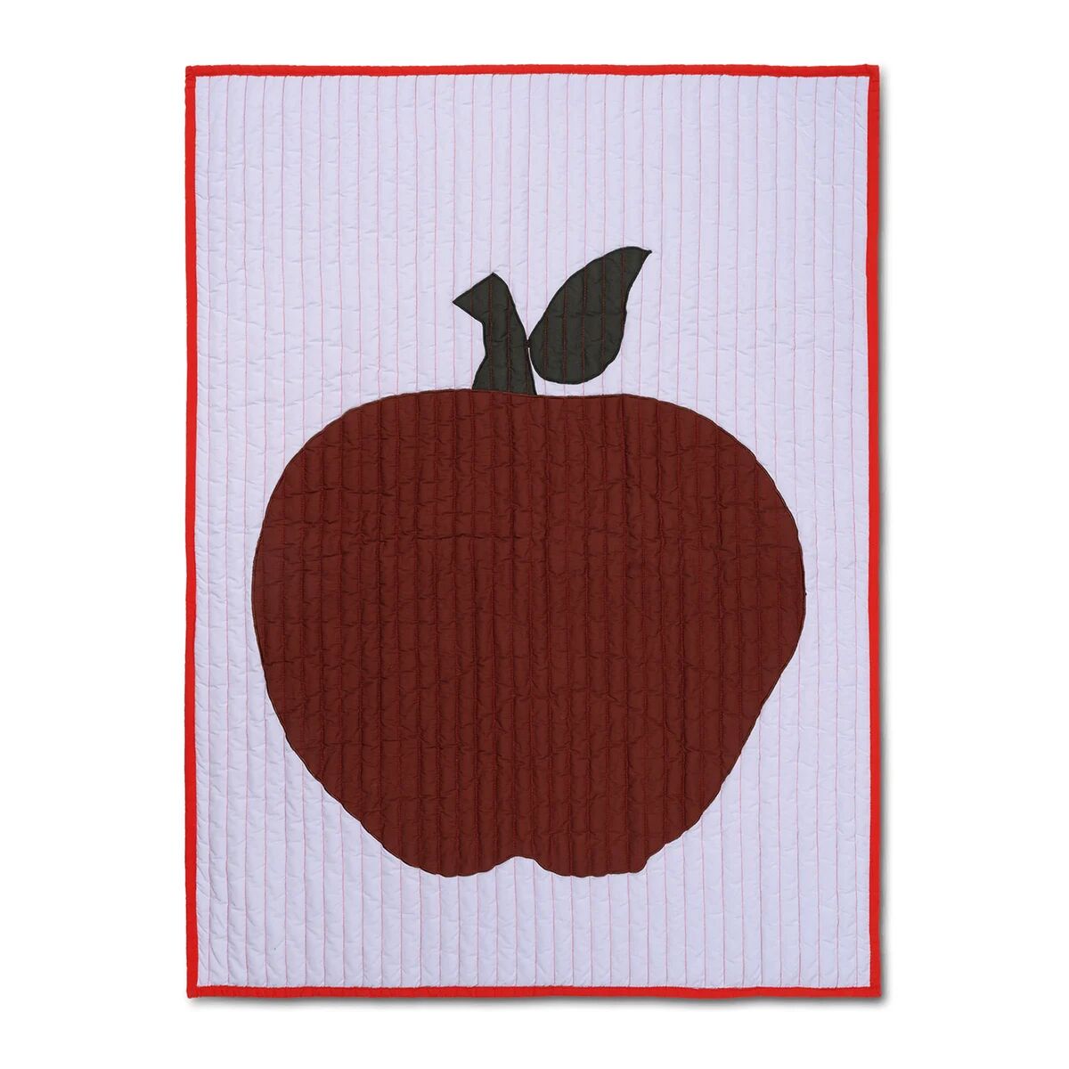 Ferm Living Apple pledd 80x110 cm Lilla-rød
