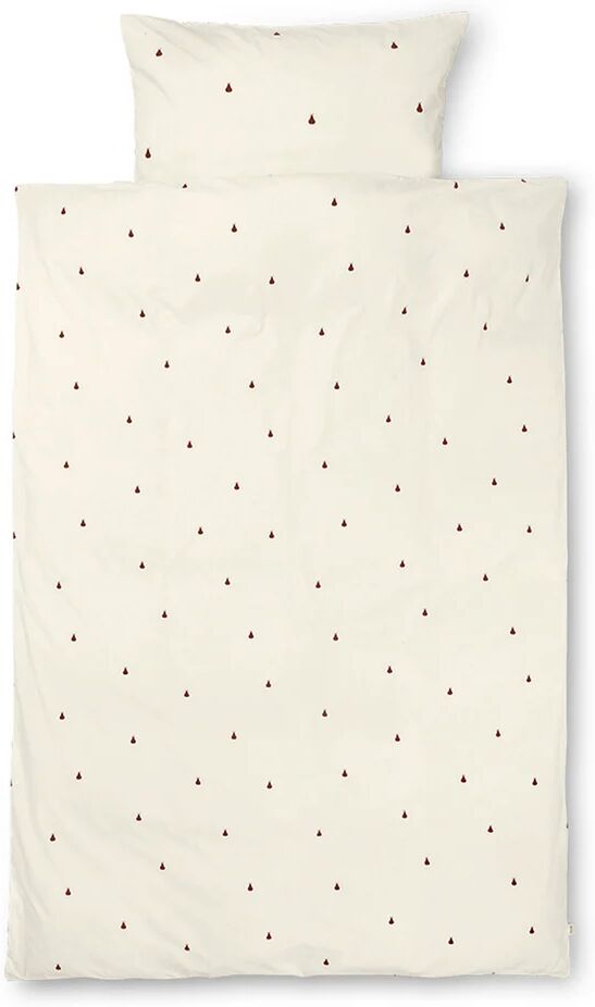 Ferm Living Pear sengesett 70x100 cm Off white-cinnamon