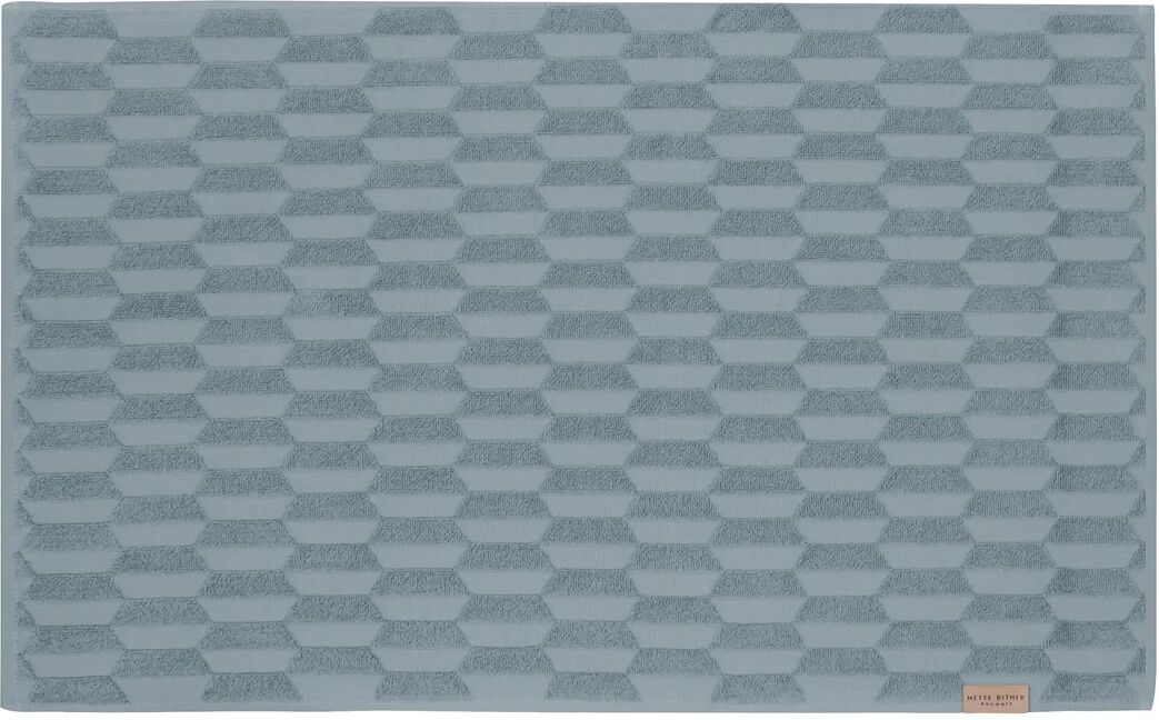 Mette Ditmer Geo baderomsmatte 50x80 cm Stone blue