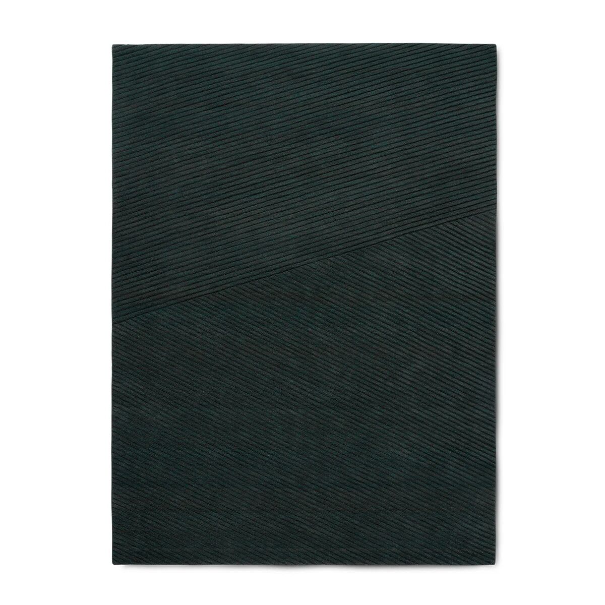 Northern Row gulvteppe medium 170x240 cm mørkegrønn