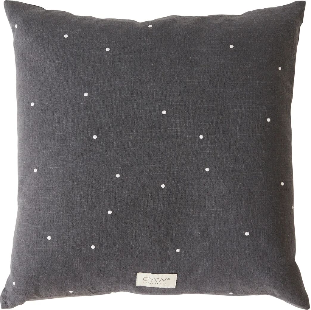 OYOY Kyoto Dot pute 50 x 50 cm Anthracite