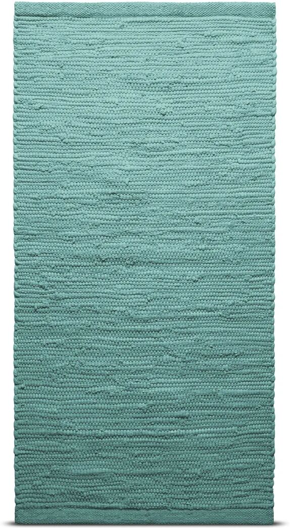 Rug Solid Cotton gulvteppe 60x90 cm Dusty jade (mint)