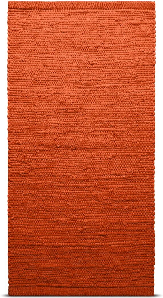 Rug Solid Cotton gulvteppe 60x90 cm Solar oransje (oransje)