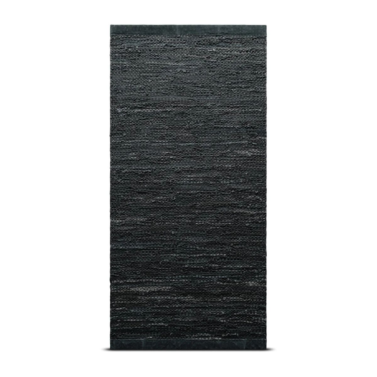 Rug Solid Leather gulvteppe 140x200 cm dark grey (mørkegrå)