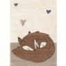 Yellow Tipi Dywan Sleeping Foxes 160x230cm - Size: 160x230cm