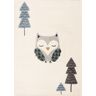 Yellow Tipi Dywan Sleeping Owl 120x170cm - Size: 120 x 170 cm
