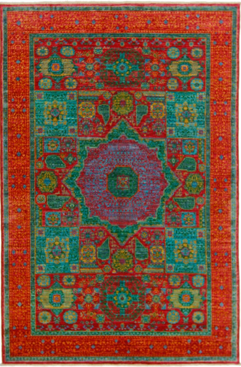 Nain Trading Tapete Persa Mamluk 187x119 Dark Grey/Dark Brown (Mão-atada, Pérsia / Irão, Lã)