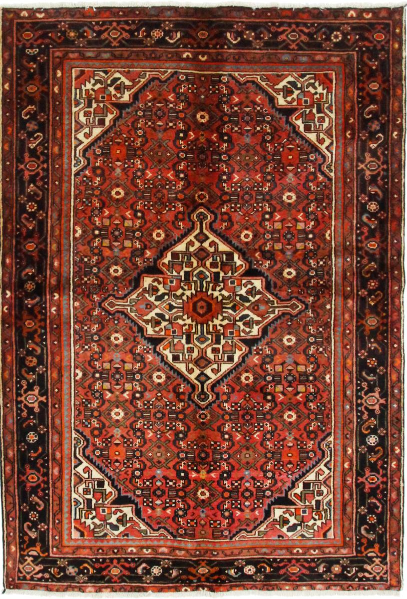 Nain Trading Tapete Hosseinabad 224x157 Brown/Rust (Pérsia / Irão, Lã, Mão-atada)