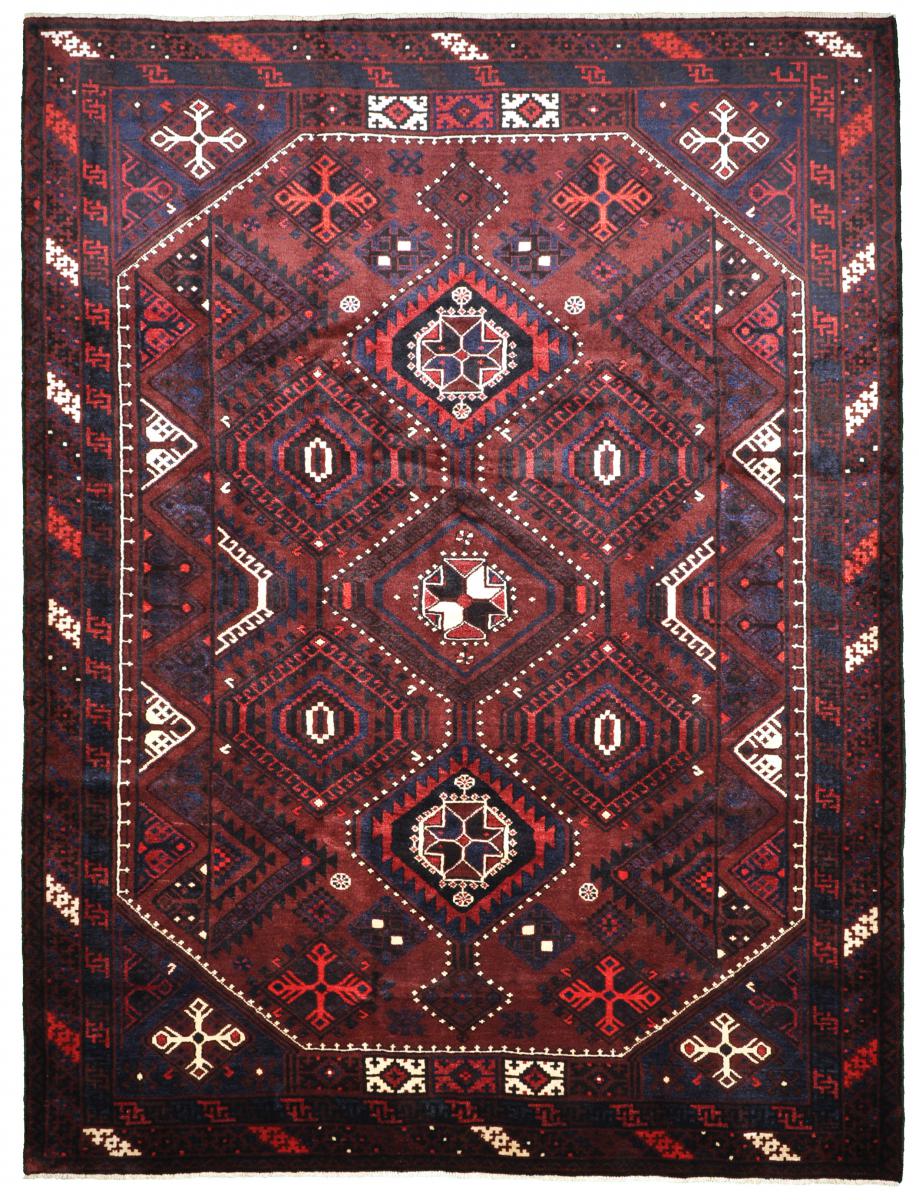 Nain Trading Tapete Persa Lori 298x226 Dark Brown/Red (Mão-atada, Pérsia / Irão, Lã)