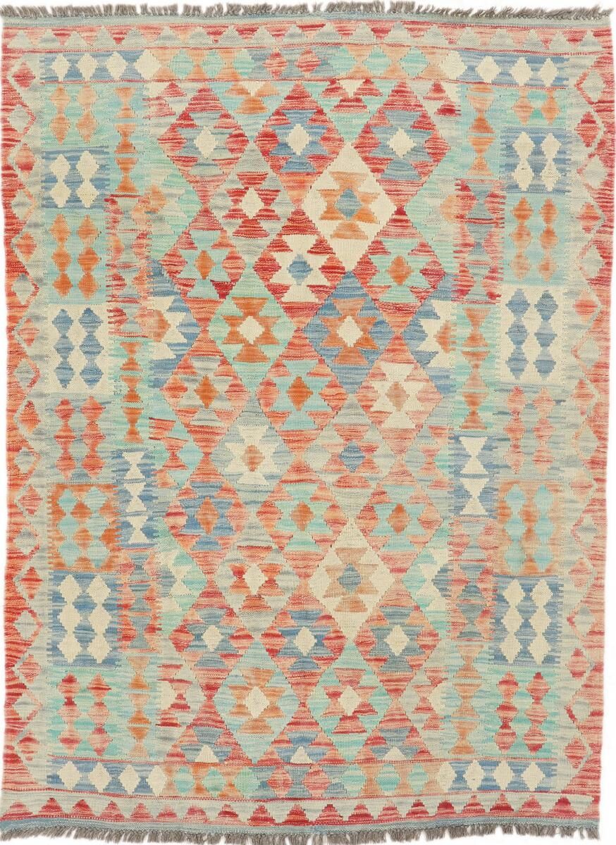 Nain Trading Tapete Kilim Afegão Heritage 174x126 Orange/Pink (Afeganistão, Lã, Tecidos à mão)