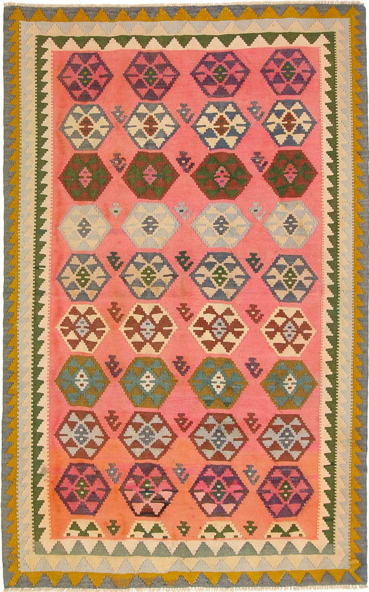 Nain Trading Tapete Kilim Fars Azerbaijan Antigo 240x151 Beige/Rust (Pérsia / Irão, Lã, Tecidos à mão)