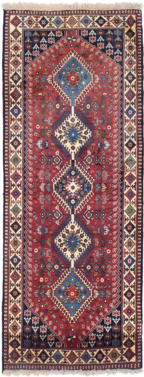 Nain Trading Tapete Oriental Yalameh 209x84 Corredor Orange/Purple (Lã, Pérsia / Irão, Mão-atada)