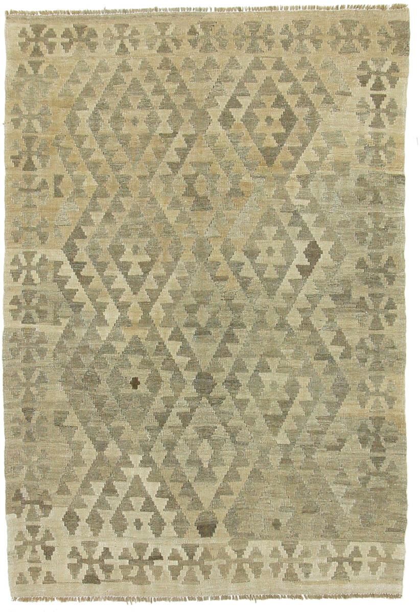 Nain Trading Tapete Kilim Afegão Heritage 173x119 Beige/Dark Brown (Afeganistão, Tecidos à mão, Lã)