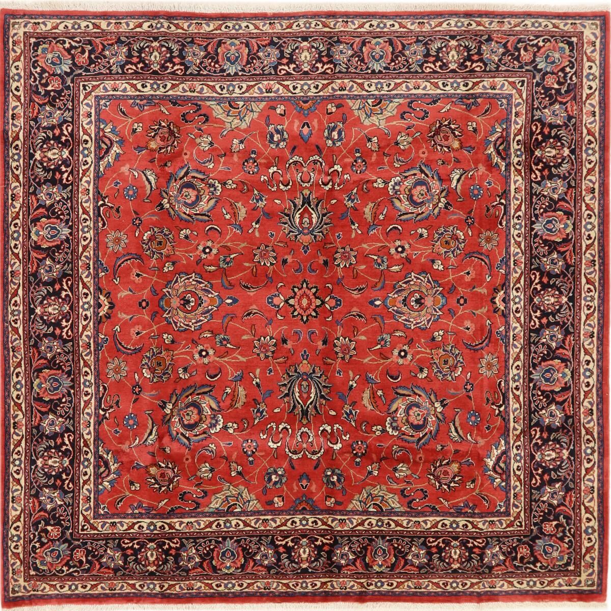 Nain Trading Tapete Oriental Sarough 203x210 Red/Pink (Lã, Pérsia / Irão, Mão-atada)