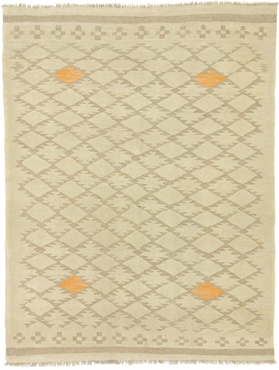 Nain Trading Tapete Feito à Mão Kilim Afegão Heritage 192x149 Beige (Lã, Afeganistão)