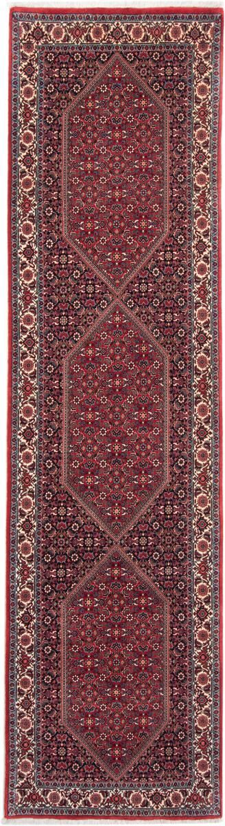 Nain Trading Tapete Oriental Bidjar 309x84 Corredor Dark Brown/Red (Lã, Pérsia / Irão, Mão-atada)