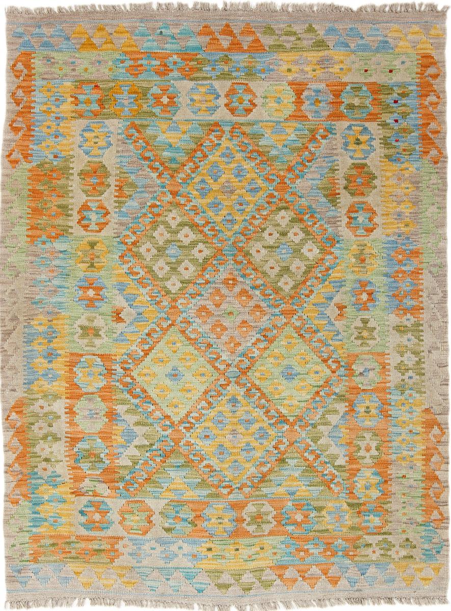 Nain Trading Tapete Feito à Mão Kilim Afegão Heritage 173x129 Grey/Orange (Lã, Afeganistão)