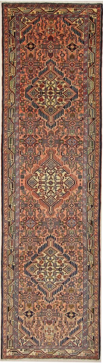 Nain Trading Tapete Oriental Taajabad 283x79 Corredor Brown/Purple (Lã, Pérsia / Irão, Mão-atada)