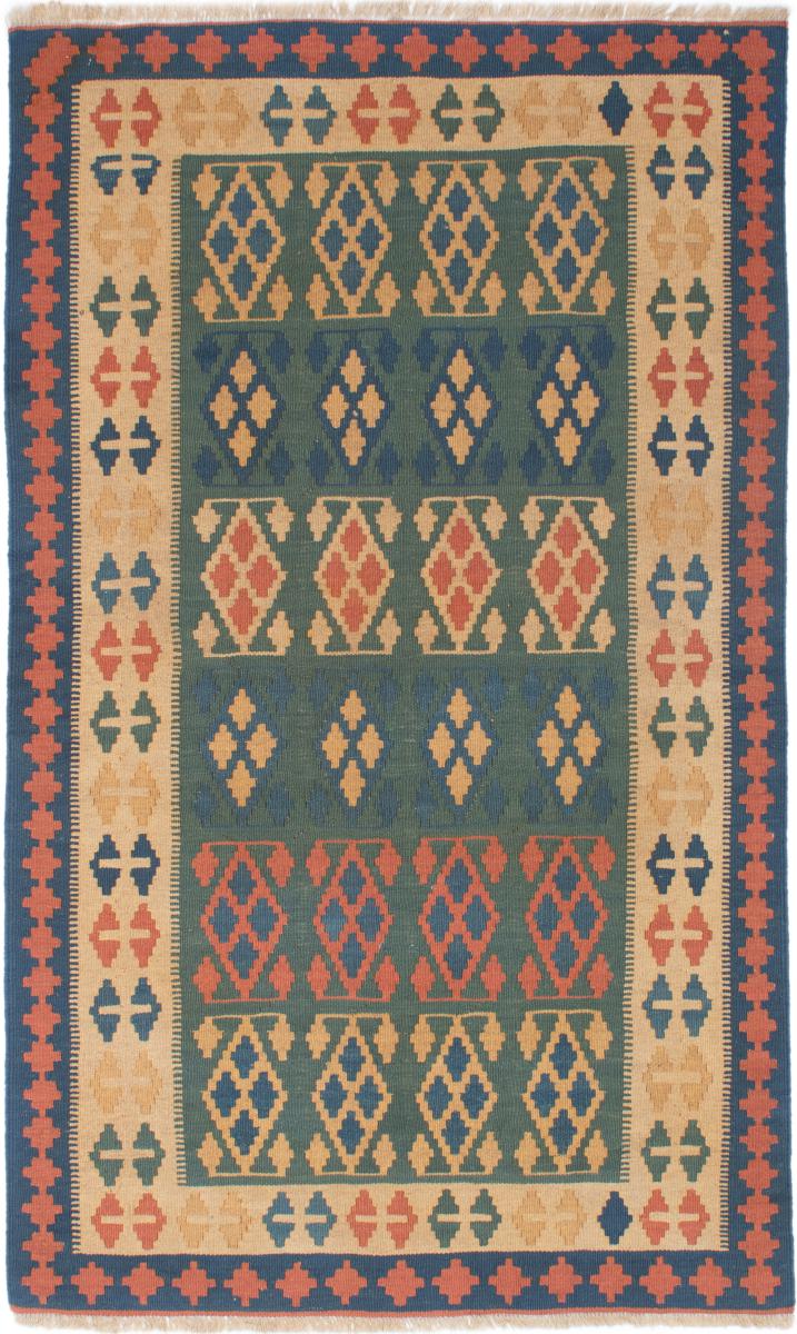 Nain Trading Tapete Oriental Kilim Fars 197x120 Beige/Orange (Lã, Pérsia / Irão, Tecidos à mão)